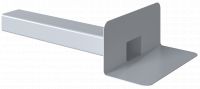Парапетная воронка без листвоуловителя и отвода VC-PVC 100x100x650