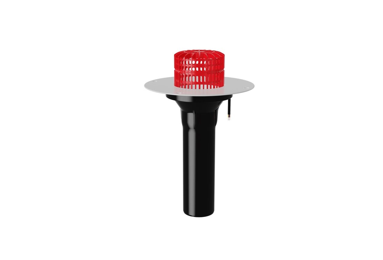 Воронка кровельная VO-TPO 110x450 с обогревом 01.032 - Fachmann