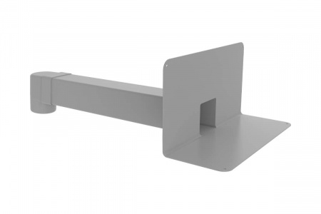 Парапетная воронка с угловым отводом VC-PVC 100x100x650